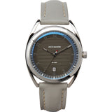 Jack Mason Gray Slim Stainless Steel 3-Hand Watch 36mm | Plaster Leather JM-N501-003