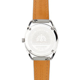 Jack Mason Gray Slim Stainless Steel 3-Hand Watch 36mm | Plaster Leather JM-N501-003