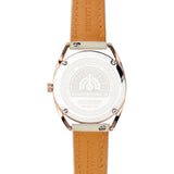 Jack Mason Mauve Slim Rose Gold 3-Hand Watch 36mm | Lamb Leather JM-N501-004