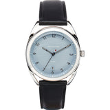 Jack Mason Powder Blue Deck Deck 2 Hand Stainless Steel Watch | Black Leather JM-N501-102
