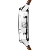 Jack Mason Racing Chronograph Watch | Green/Brown Leather JM-R402-013