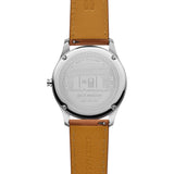 Jack Mason Gray Slim 2 Hand Stainless Steel Watch | Tan Leather JM-S101-201