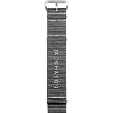 Jack Mason Aviator Nylon Watch | Strap Gray JMA-NS-003