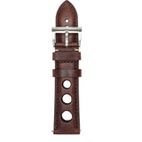 Jack Mason Racing Leather Watch Strap | Brown JMR-LS-002