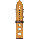 Jack Mason Racing Leather Watch Strap | Brown JMR-LS-002