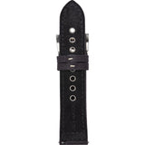 Jack Mason Field Canvas Watch Strap | Black JMS-22-020