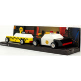 Candylab Junior City Scrape Set Wooden Toy | Taxi/Police MN02