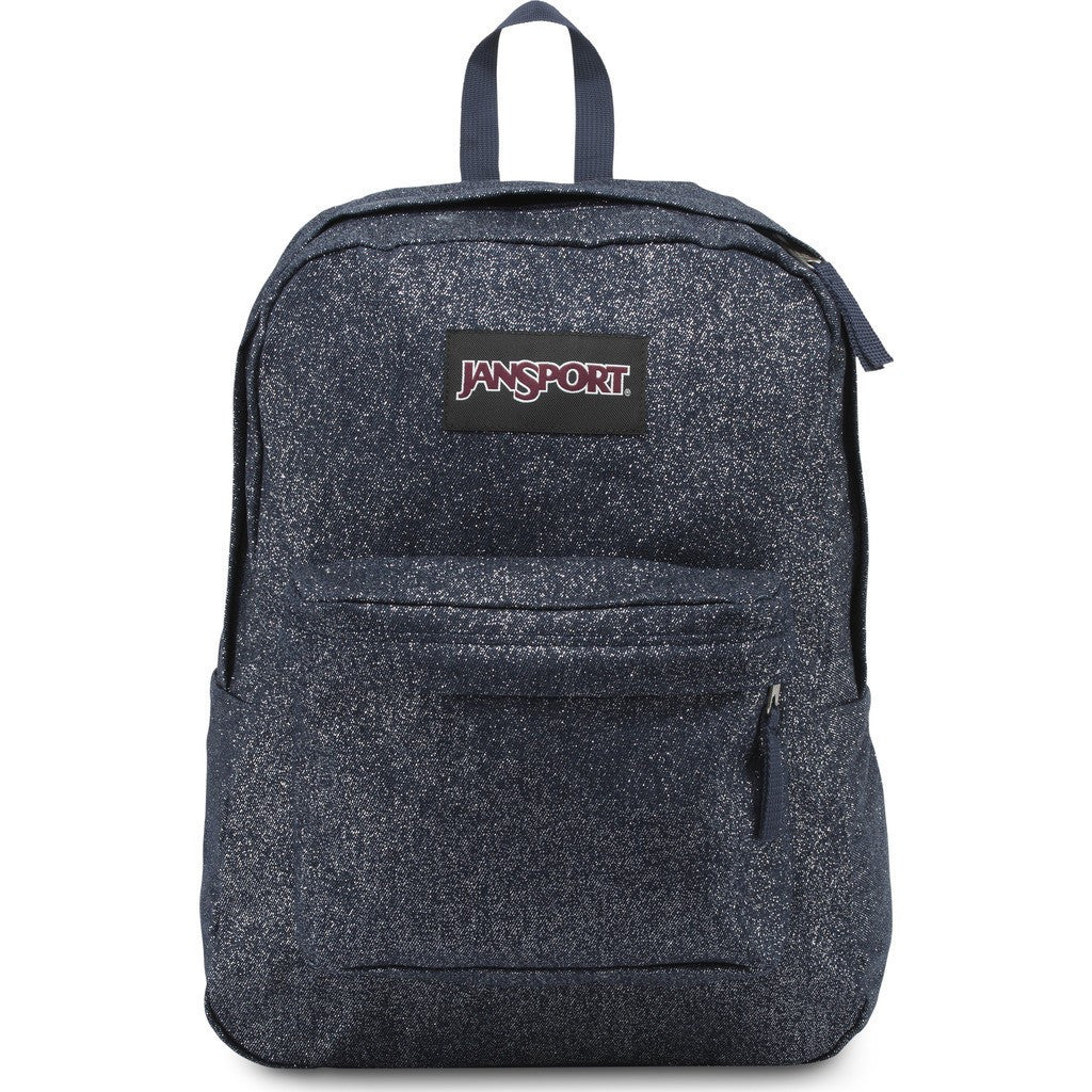 Jansport Super FX Backpack Silver Sparkle Twill TVP80LP – Sportique
