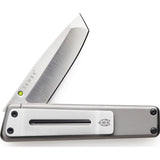 The James Brand Chapter Folding Knife | Titanium/Stainless Tanto