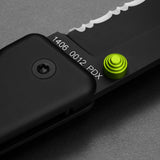 The James Brand The Chapter Knife | Black/Black Serrated