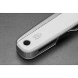 The James Brand County Folding Knife | Bone/Stainless Straight