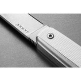 The James Brand County Folding Knife | Bone/Stainless Straight