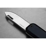 The James Brand Elko Folding Knife | Black/Stainless Straight