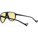 District Vision Yukari Black Sunglasses | District Sports Yellow