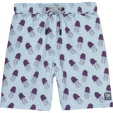 Tom & Teddy Men's Jellyfish Swim Trunk | Blue & Grape