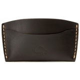 Ezra Arthur No. 3 Wallet | Jet Top Stitch