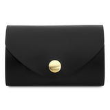 Ezra Arthur Snap Pouch Wallet | Jet Top Stitch EDC205