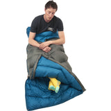 Kelty Galactic 30 Dridown Long Sleeping Bag | Gray/Blue