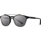 Shwood Kennedy Acetate Sunglasses Flip | Black - Grey Polarized WAK2FBGP