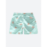 Oas Kids Orange Octopus Swim Shorts