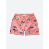 Oas Kids Pink Dino Swim Shorts