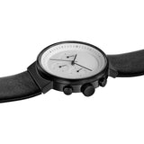 Projects Watches Kiura Chronograph Watch | White / Leather Band 5161W BL-40