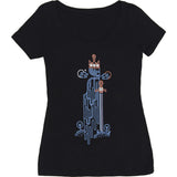 Out of Print Hamlet Women's T-Shirt | Black L-1203