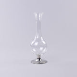 Match Pewter Footed Glass Vase