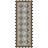Beija Flor Fleur de Lys Floor Mat | Brown