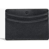 Hook & Albert Smooth Leather Card Holder | Black