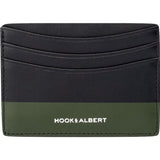 Hook & Albert Leather Cardholder | Black & Olive