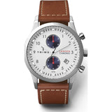 Triwa Duke Lansen Chrono Watch | Brown Sewn Classic LCST113SC010215