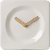 LEFF Amsterdam Tile25 Wall/Desk Clock | White/Bamboo