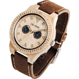 WeWood Leo Beige Wood Watch | Maple/Leather