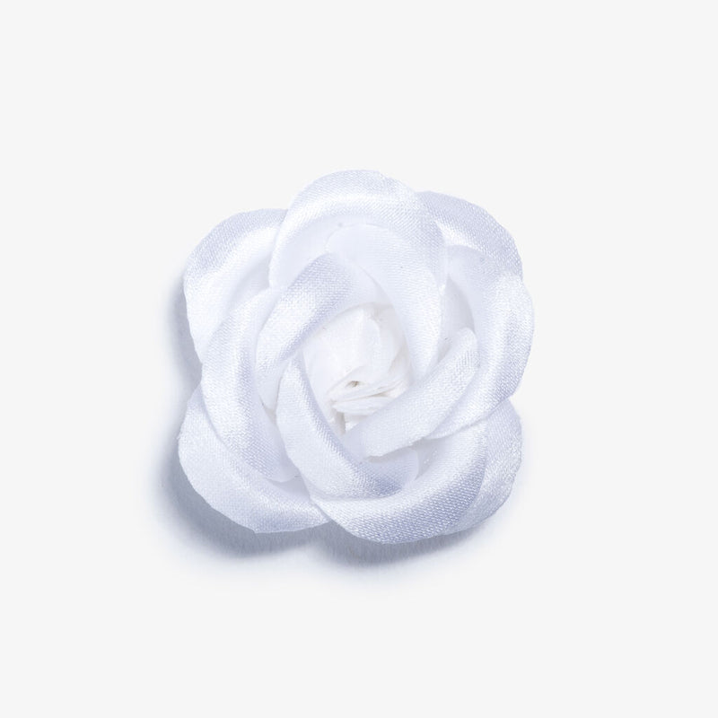 Hook & Albert Buttercup Lapel Flower Pin | Large White LFBSL-WHT-OS