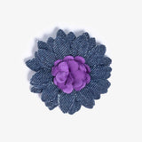 Hook & Albert Two-Tone Lapel Flower Pin | Large Murphy LFDDL18S-RED-OS