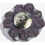 Hook & Albert Ninny Muggins Lapel Flower | Gray LFSTF17F-GRY-OS