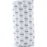 Zestt Sadie Organic Cotton Muslin Swaddle | Grey & White