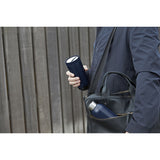 Stelton to Go Click Travel Cup | Black/steel, 13.32 Oz