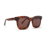 Diff Eyewear Carson Sunglasses | Leopard Tortoise + Brown Lens
