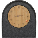 LEFF Amsterdam Felt Table Clock | Grey/White