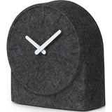 LEFF Amsterdam Felt Table Clock | Grey/White