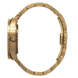 LEFF Amsterdam S42 Tube Date Watch | Brass/Pearl