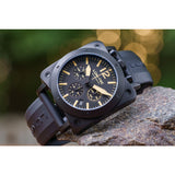 Lum-Tec Bull42 A26 Chronograph Watch | Black Rubber Strap