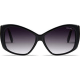 Velvet Eyewear Lucy Black Sunglasses | Grey Fade V012BK05
