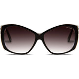 Velvet Eyewear Lucy Dark Boa Sunglasses | Brown Fade V012DB01