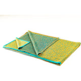 Zuzunaga Labyrinth Golden Ocre Throw Blanket | Cotton