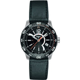 traser H3 Ladyline T7392 Ladytime Black Women's Watch | Simulated Leather Strap