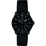 traser H3 Ladyline T7392 Ladytime Black Women's Watch | Simulated Leather Strap