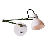 Seed Design Laito Opal Large Wall Lamp - White Opal Glass/Matt Brass